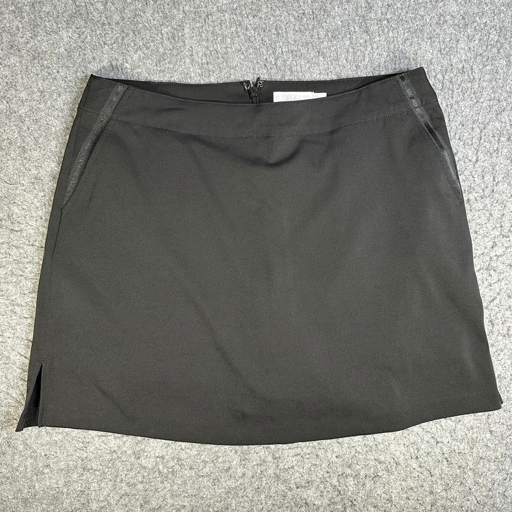 Lady Hagen Womens Black Golf Skort Size 10 Performance Athletic Skirt Pickleball